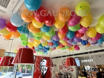 Balony helowe dla restauracji KFC.