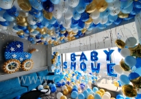 Balonowa dekoracja na BABY SHOWER we Wrocławiu.