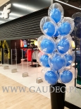 Balony z helem w Gliwicach na otwarcie salonu 4F w Centrum Handlowym Forum.