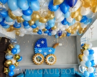 Dekoracja balonowa na Baby Shower.